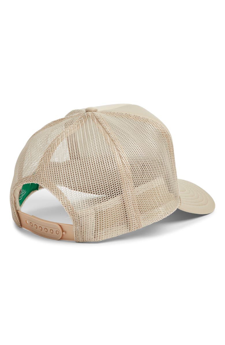 Friday Feelin’ Merry Bright Stars Trucker Hat, Alternate, color, Tan
