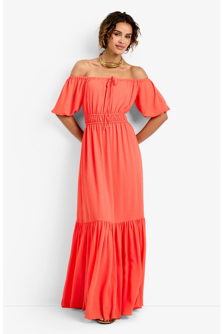 West Coast Dress, Alternate, color, Calypso Coral