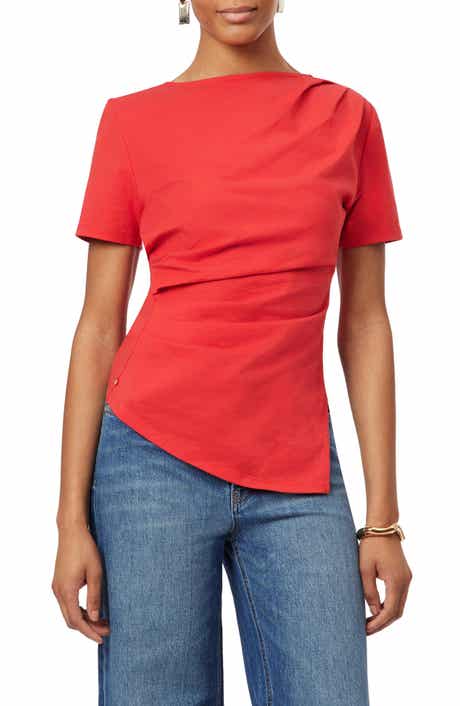 Scotch & Soda Gathered Asymmetric Tee