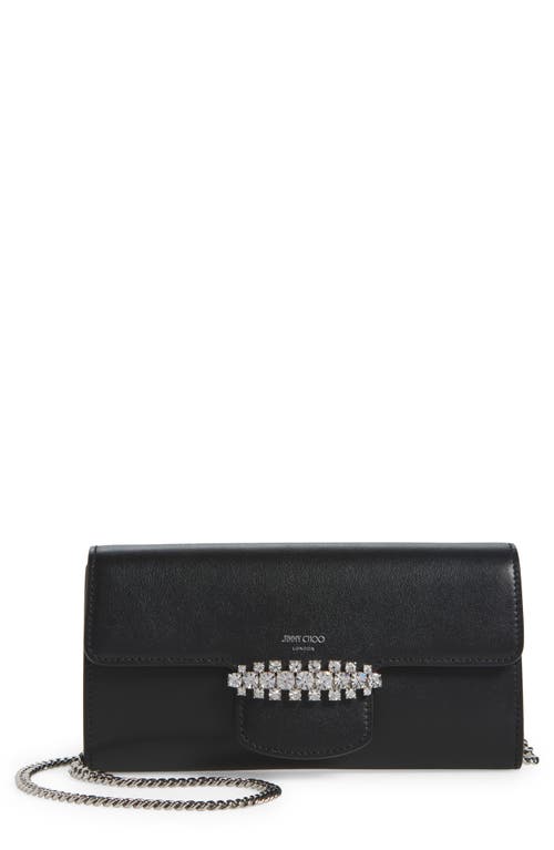 Jimmy Choo Bing Crystal-embellished Wallet-on-chain