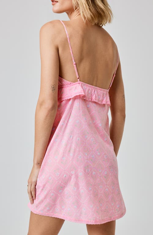 Florence By Mills Ruffle Lace Trim Cotton Mini Sundress