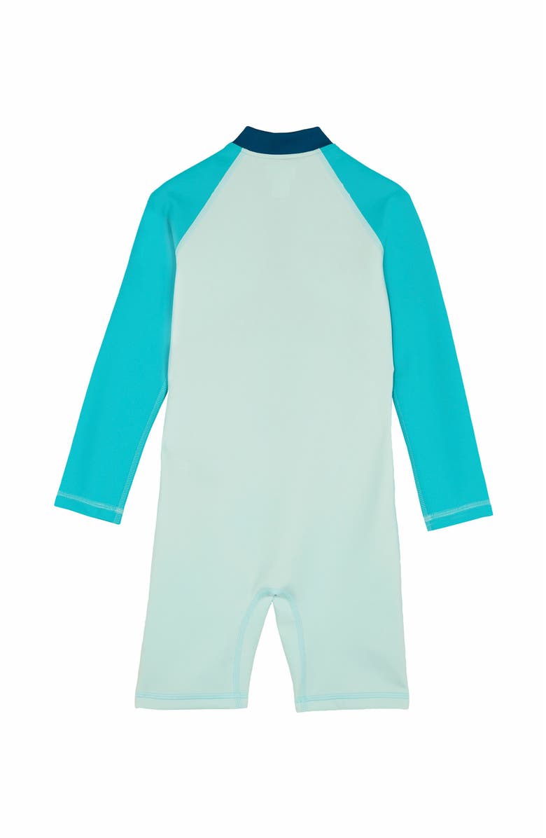 Vilebrequin Kids' Tri-Color One-Piece Jumpsuit Rashguard, Alternate, color,