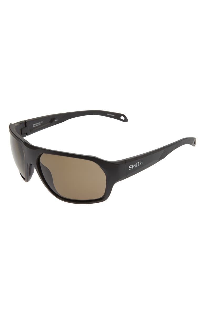 Smith Deckboss 63mm ChromaPop<sup>™</sup> Polarized Oversize Rectangle Sunglasses, Alternate, color,