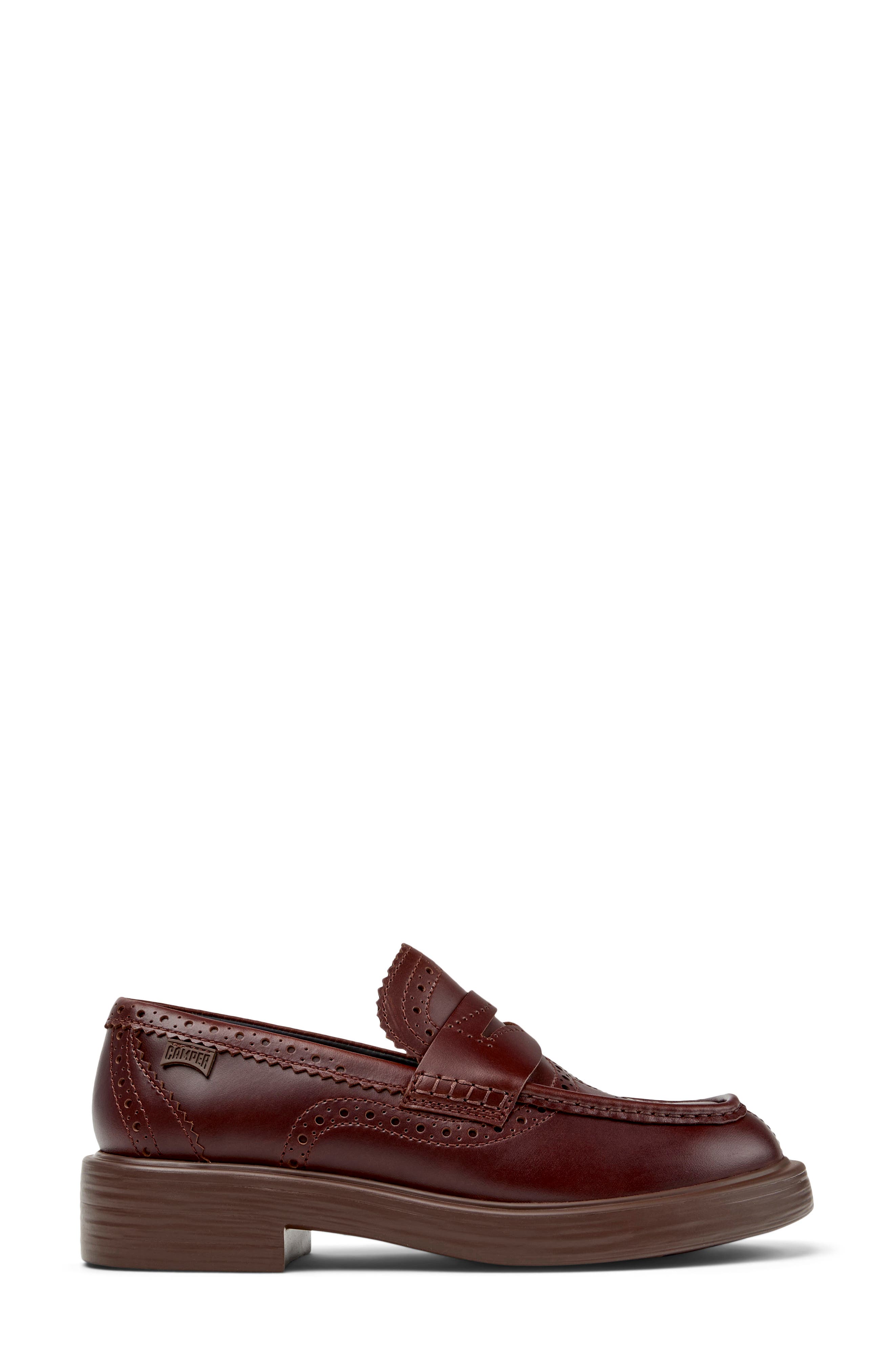 Camper Dean Twins Loafer, Alternate, color, Medium Brown