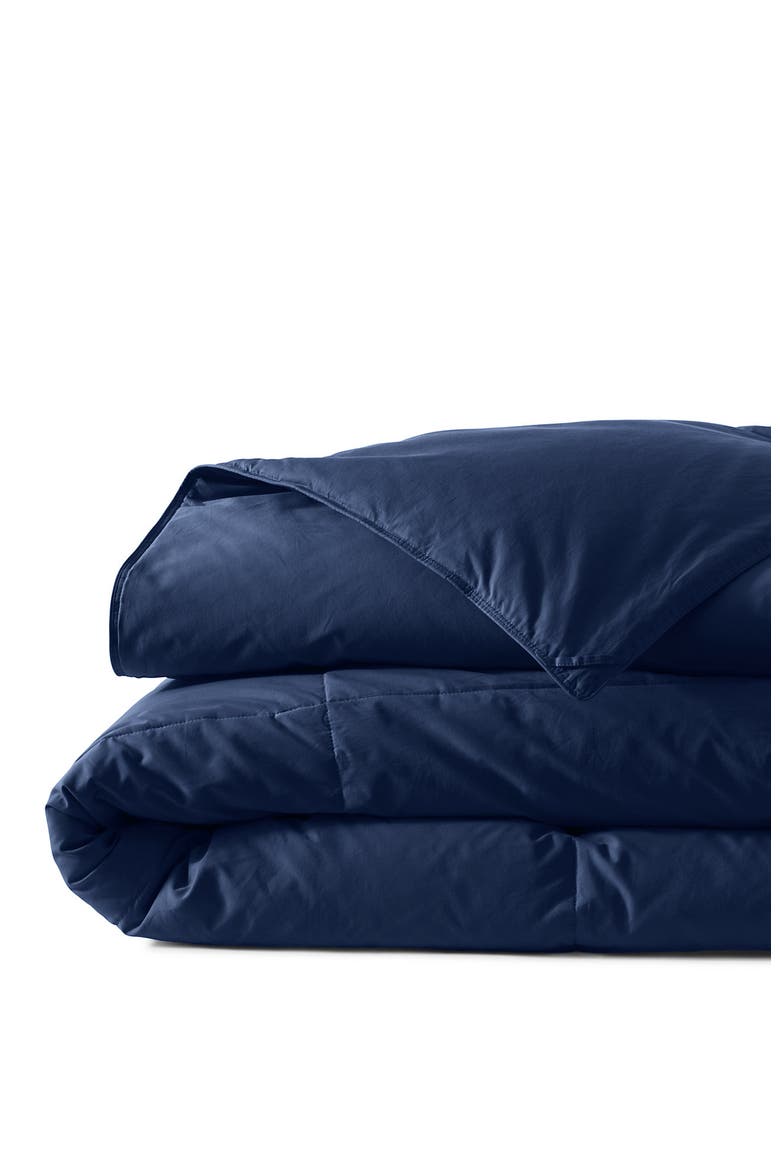 Pureloft Synthetic Down Comforter, Main, color, Deep Sea Navy