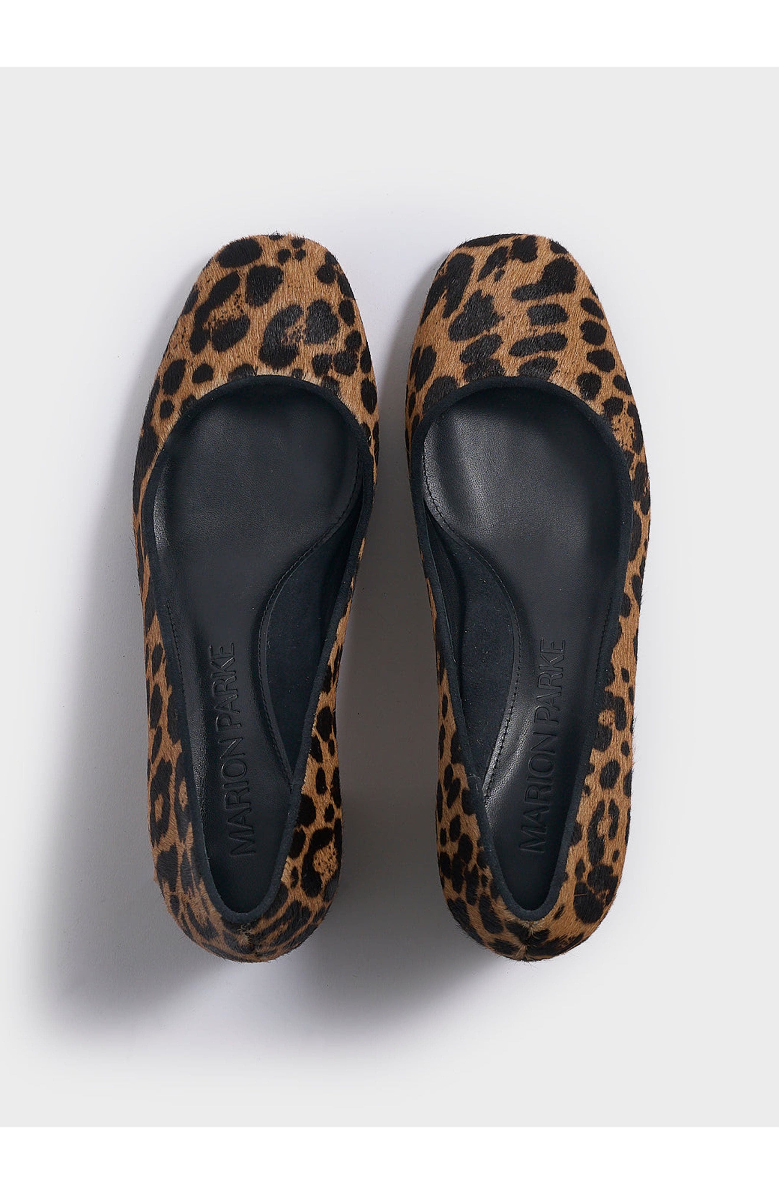 MARION PARKE Block Heel Pump 60 Hair Calf, Alternate, color, Leopard