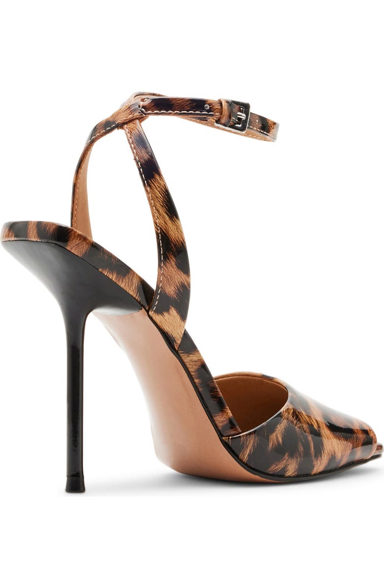 Steve Madden Lilac Ankle Strap Sandal, Alternate, color, Leopard Patent