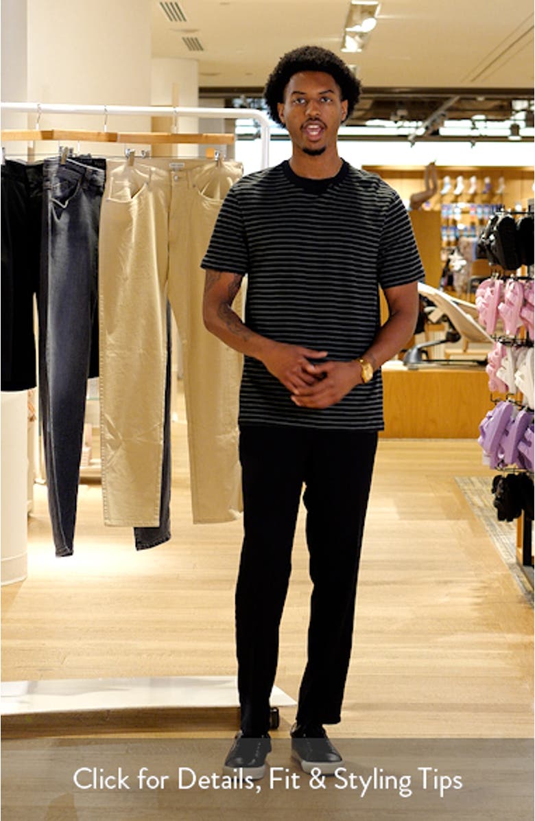 Stripe Crewneck T-Shirt, sales video thumbnail