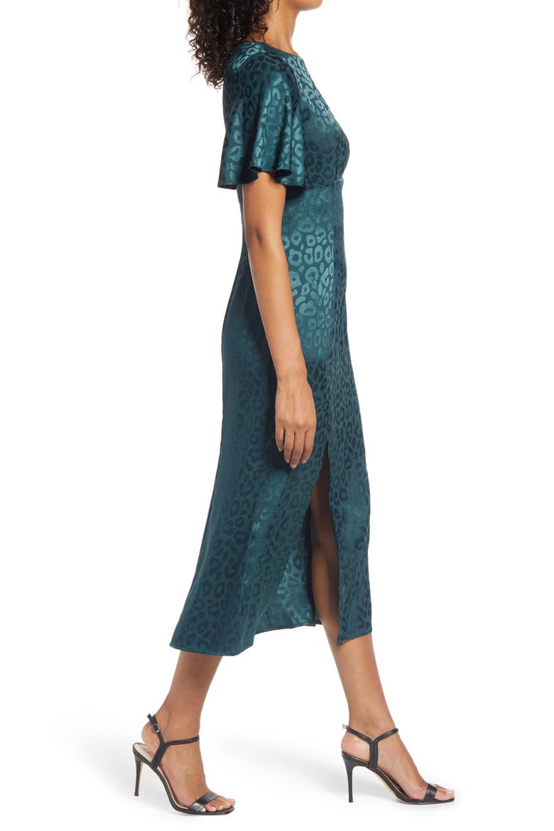 Dalisay A-Line Dress, Alternate, color, TEAL