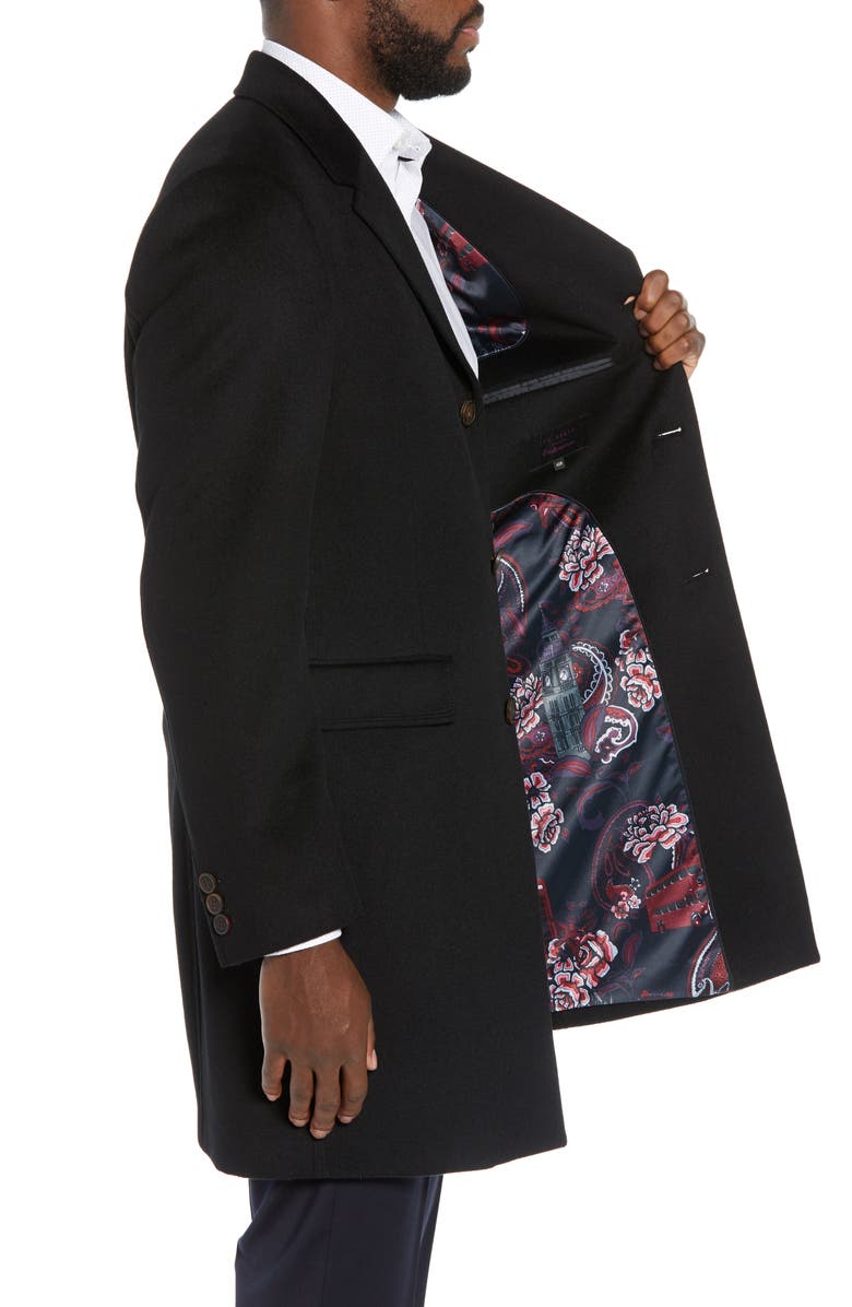 Ted Baker London Swish Wool & Cashmere Overcoat, Alternate, color, 