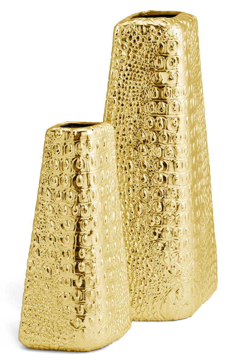 Michael Aram Safari Centerpiece Vase, Alternate, color, Gold