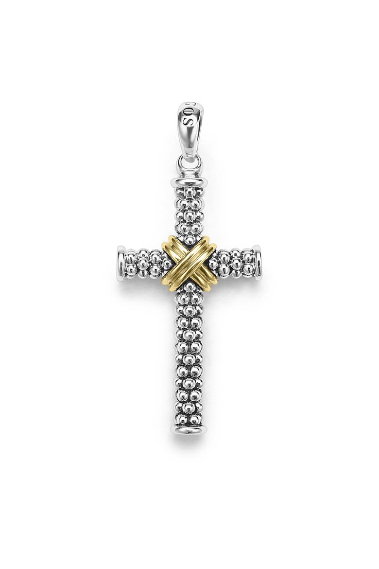 Men's Anthem Two-Tone Caviar Beaded Pendant video