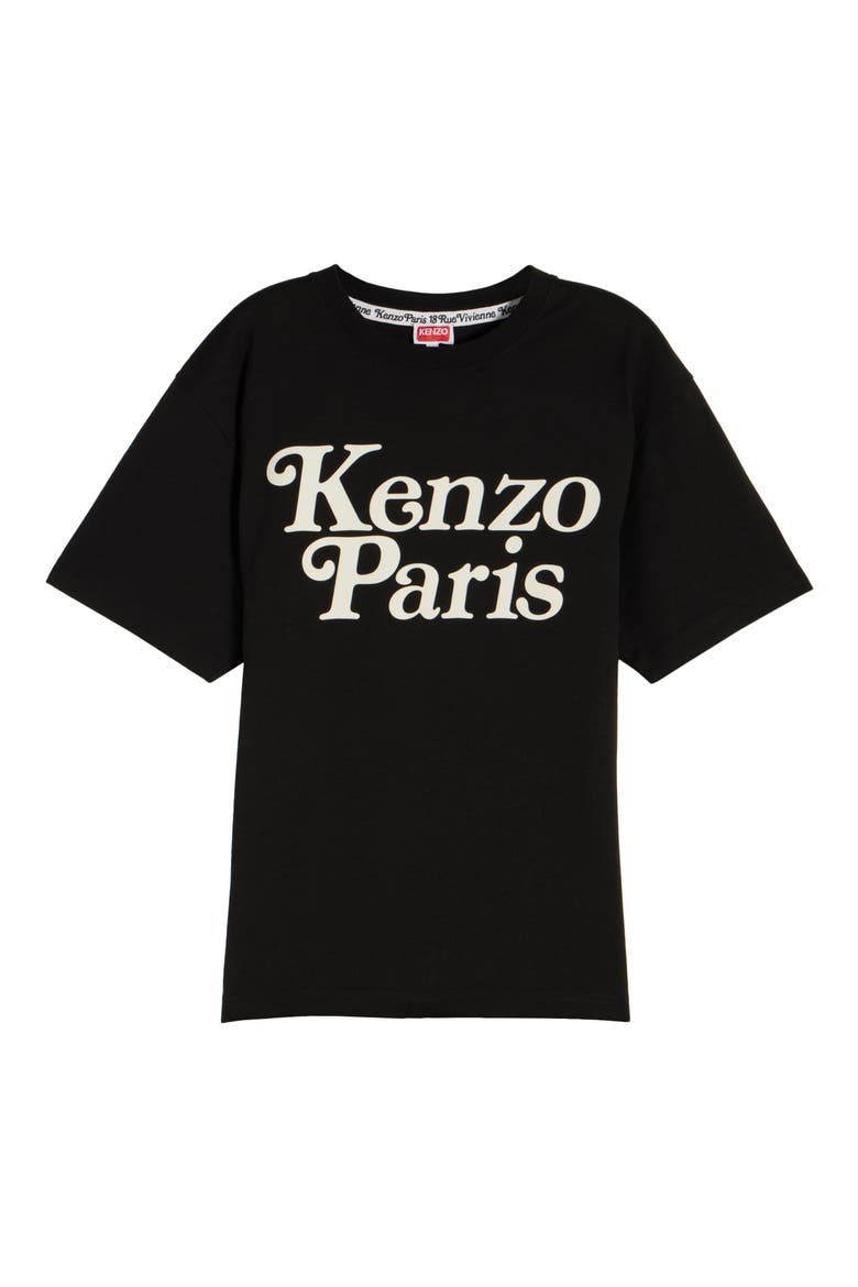 Verdy Logo Oversize Cotton Graphic T-Shirt, Alternate, color, BLACK