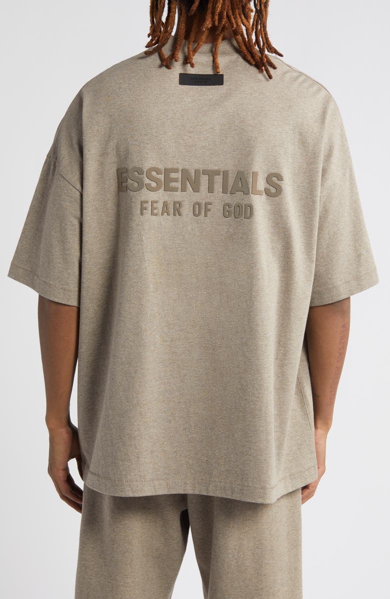 Fear of God Essentials V-Neck Cotton T-Shirt, Alternate, color,