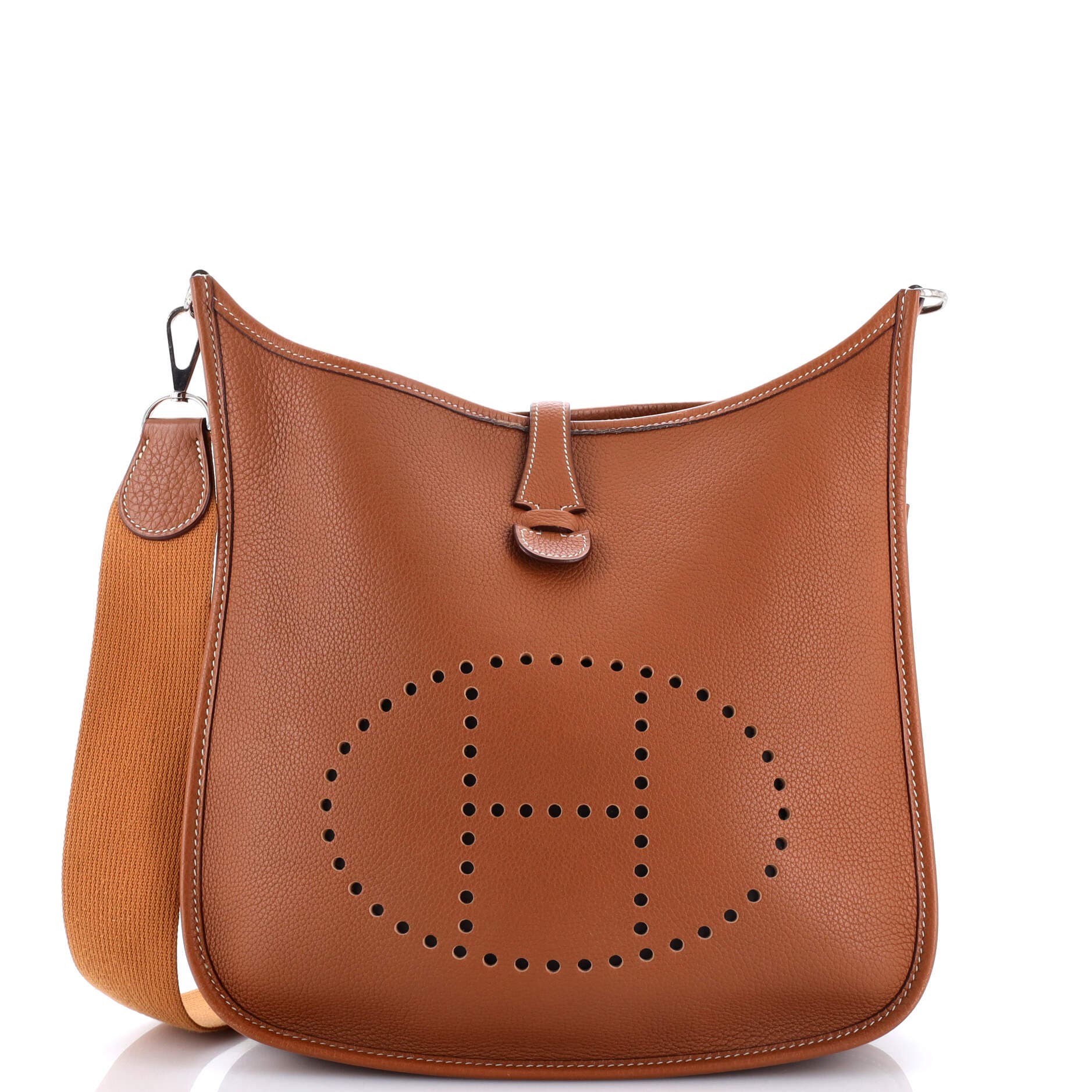 Pre-Owned Hermes Evelyne Bag Gen II Clemence PM, Main, color, 