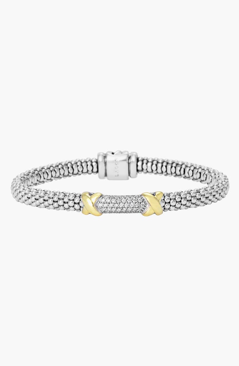 LAGOS 'Diamond Lux' Diamond Rope Bracelet, Alternate, color, 