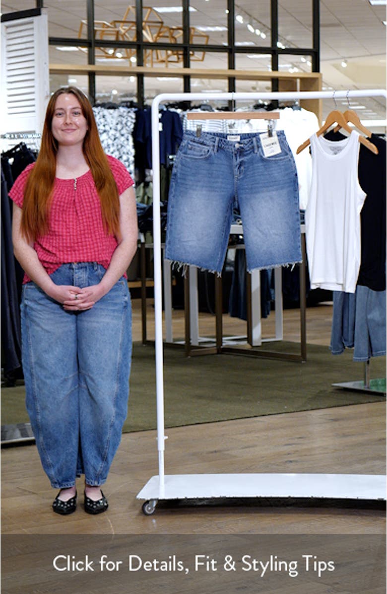 Elsie Low Rise Bermuda Shorts, sales video thumbnail