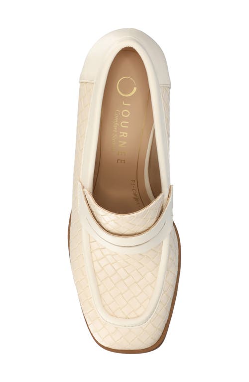 Journee Collection Malleah Loafer Pump In Neutral