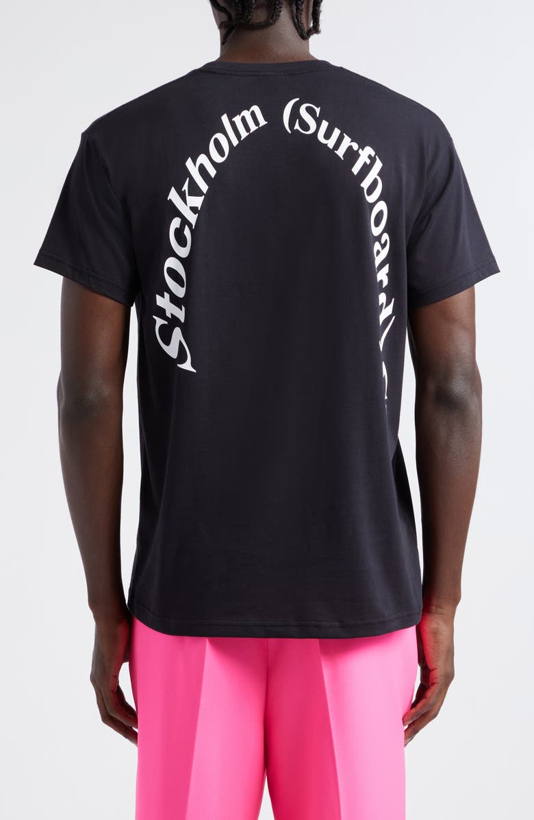 STOCKHOLM SURFBOARD CLUB Alko Back Logo Graphic T-Shirt, Alternate, color, 