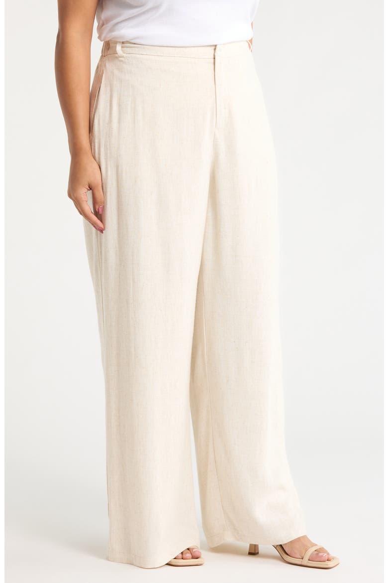 Presley Chelsea Wide Leg Pants, Alternate, color, NATURAL