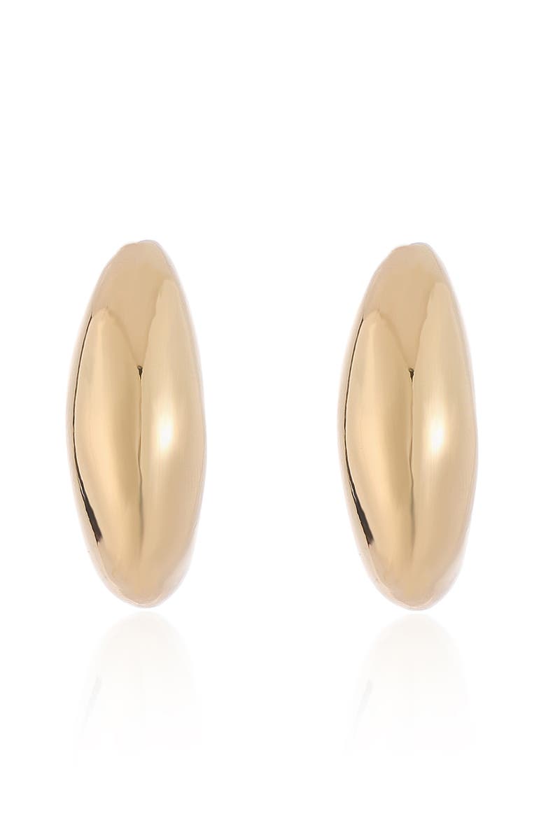 Ettika Smooth Hoop Earrings, Alternate, color, Gold