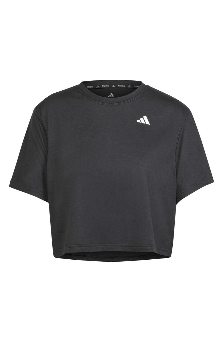 adidas Train Essentials Boxy Workout T-Shirt, Alternate, color, Black