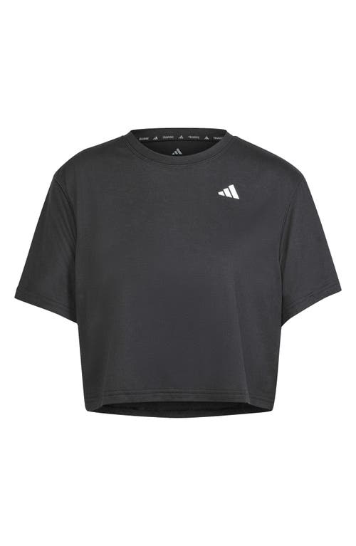 Adidas Originals Adidas Train Essentials Boxy Workout T-shirt In Black
