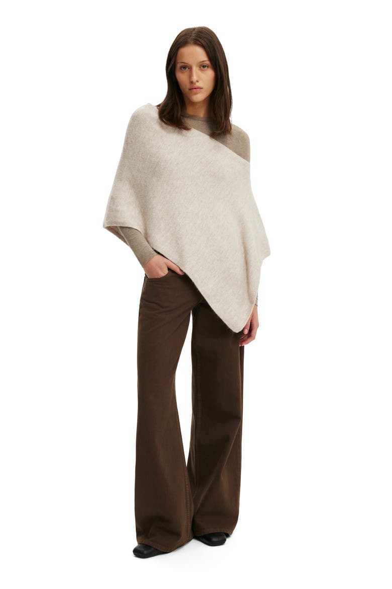 Women's Softest Luxe Poncho, Alternate, color, Chai Dust