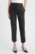 Theory Herringbone Kick Flare Ankle Pants