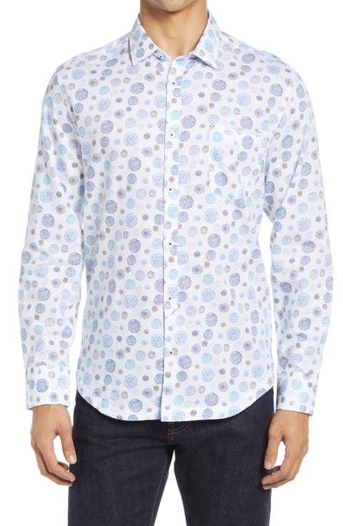 On Point Slim Fit Button-Up Shirt