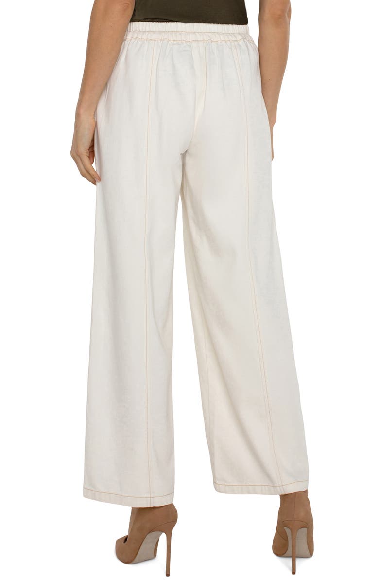 Liverpool Los Angeles Cotton Blend Crop Wide Leg Pants, Alternate, color, 