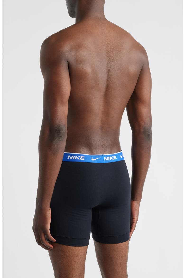 Dri-FIT Essential Assorted 3-Pack Stretch Cotton Boxer Briefs, Alternate, color, BLUE VELVET