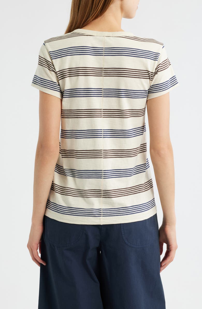 rag & bone The Slub Stripe T-Shirt, Alternate, color,