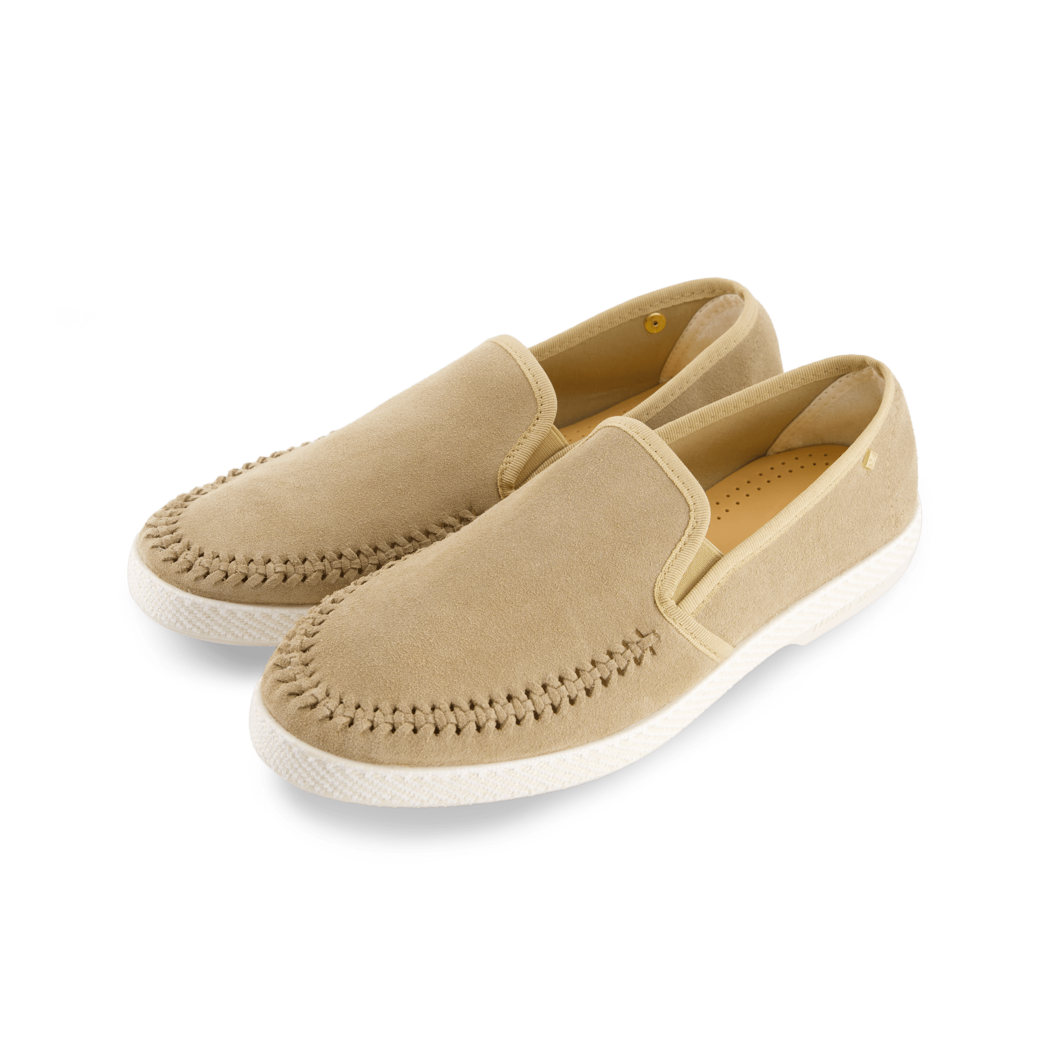 Rivieras Slip-On Woven Split Toe Moccasin, Alternate, color, Light