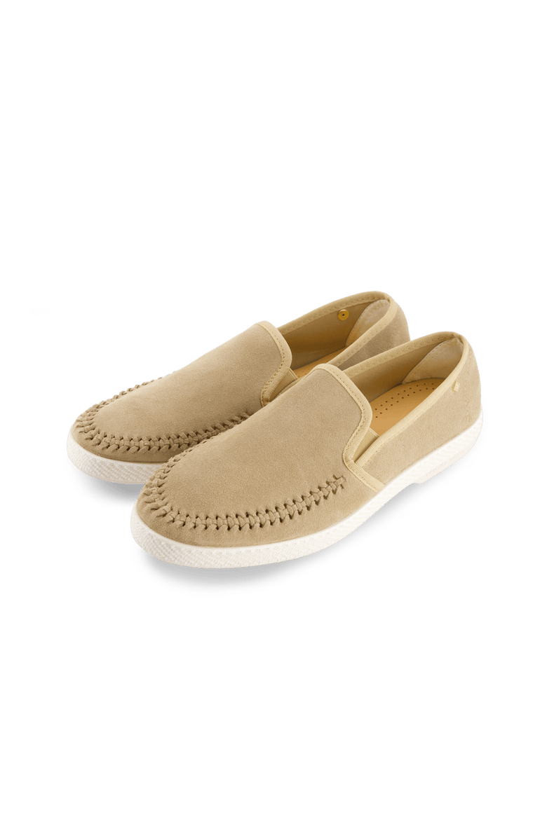 Rivieras Slip-On Woven Split Toe Moccasin, Alternate, color, Light