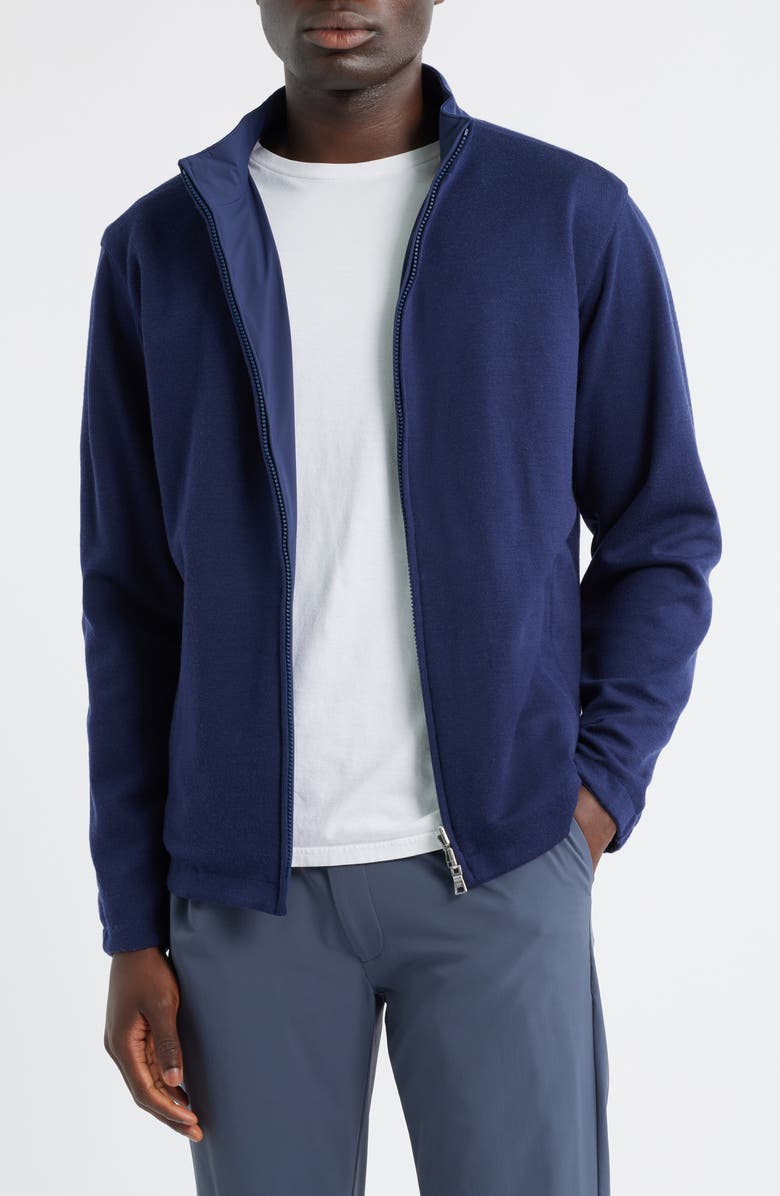 Peter Millar Crown Crafted Ryder Reversible Jacket, Alternate, color, Navy