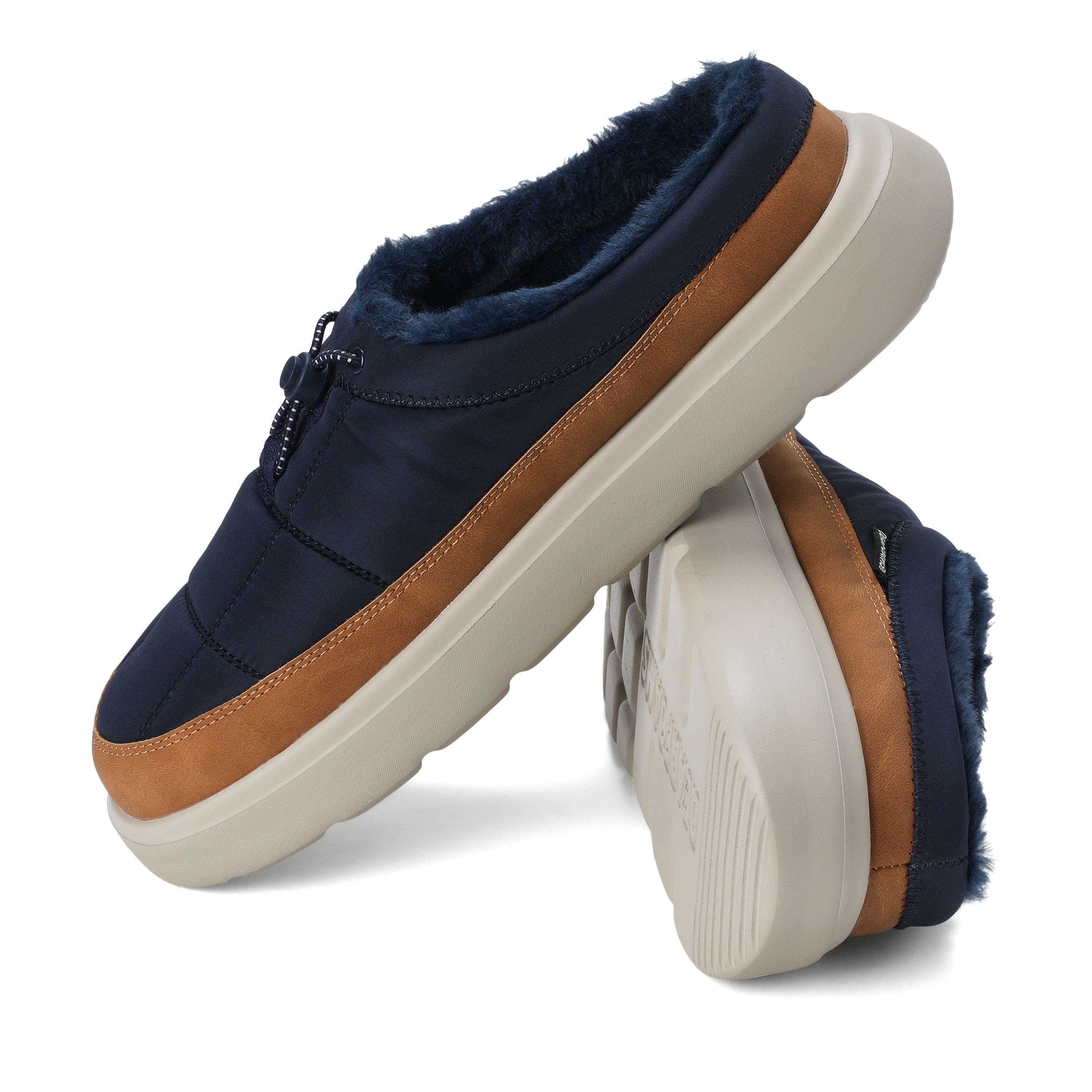 MarshMELLOW Warmth-lined Water Repellent Clog, Alternate, color, NAVY