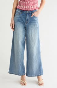 Vigoss Destructed High Waist Baggy Wide Leg Jeans