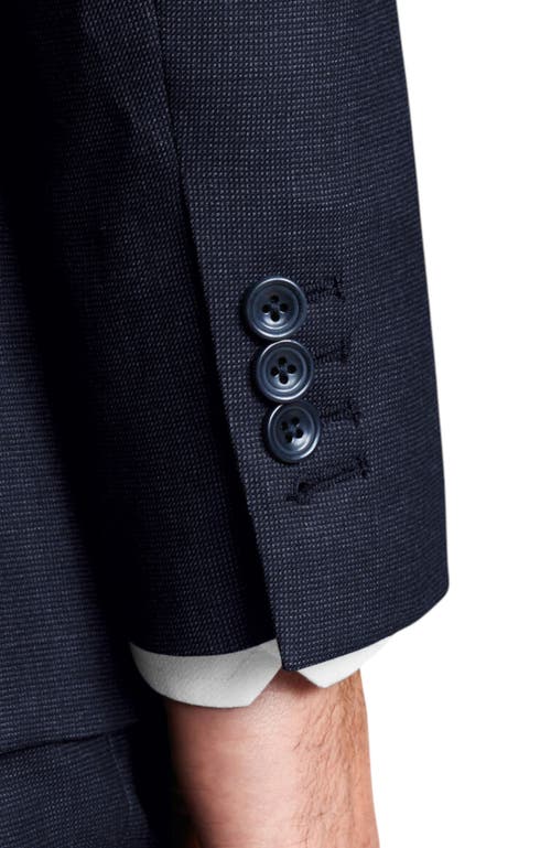 CHARLES TYRWHITT CHARLES TYRWHITT SLIM FIT END ON END ULTIMATE PERFORMANCE SUIT JACKET