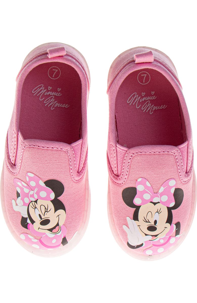 JOSMO x Disney<sup>®</sup> Kids' Minnie Mouse Mismatched Slip-On Sneaker, Main, color,