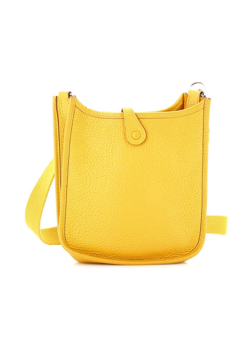 Pre-Owned Hermes Evelyne Bag Gen III Clemence TPM, Alternate, color, Jaune Ambre