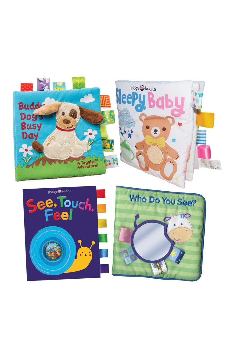 Kaplan Early Learning Company Peek A Book Cloth Books - Set of 4, Main, color, Multicolor