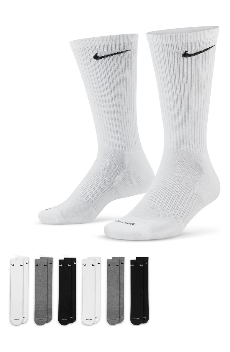 Nike Kids' 6-Pack Crew Socks, Alternate, color,