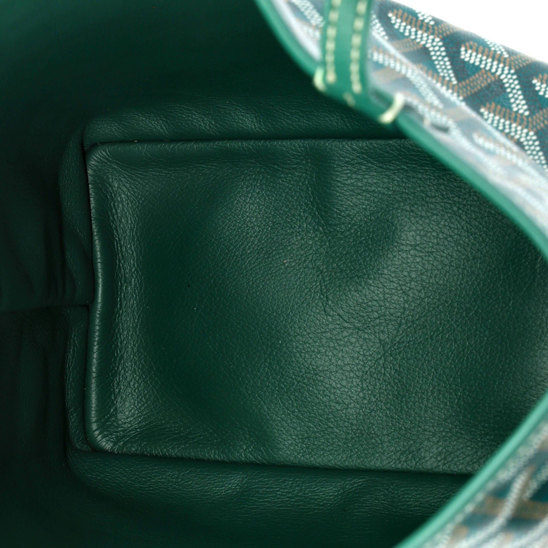 Pre-Owned Goyard Anjou Reversible Tote Coated Canvas Mini, Alternate, color, Green