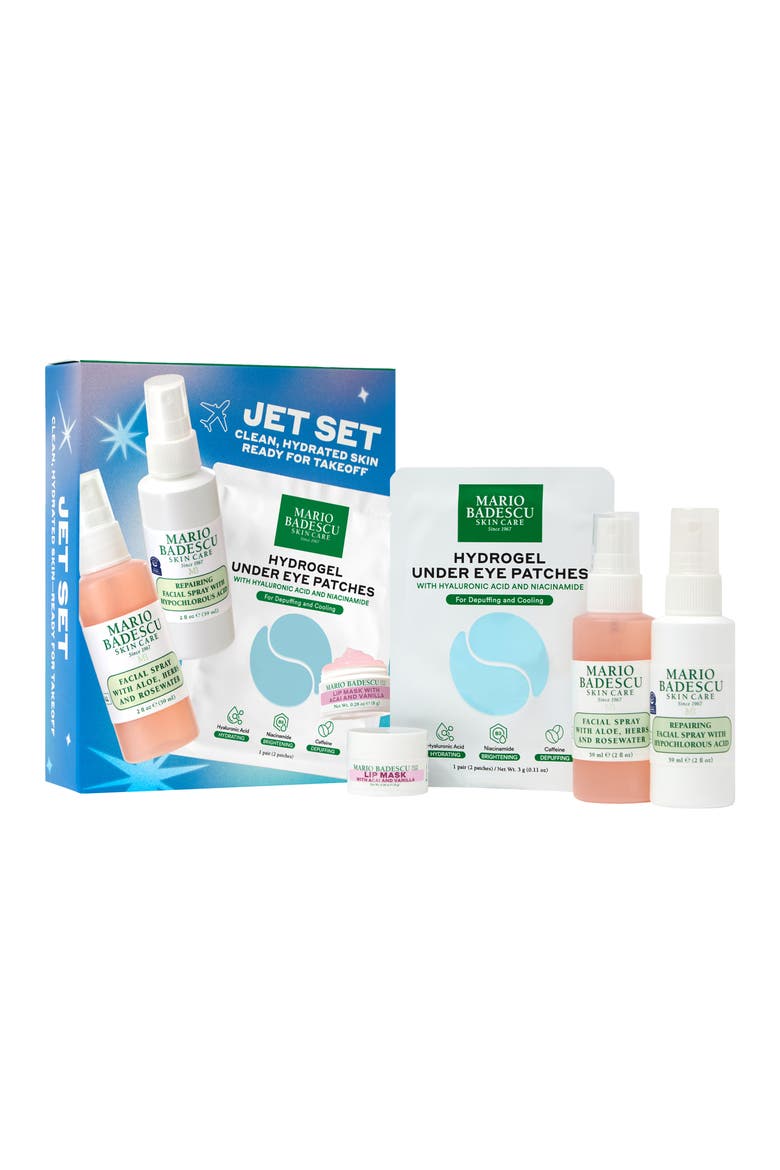 Jet Set Skincare Set, Main, color, NO COLOR