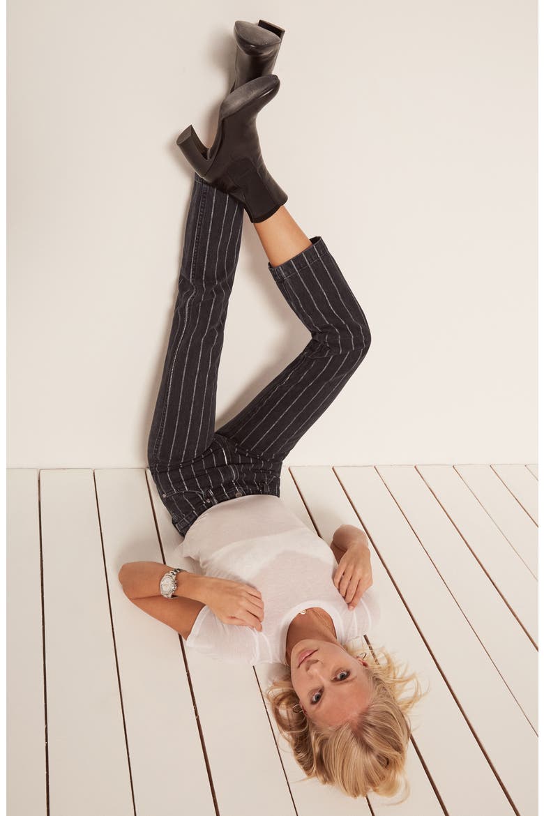 Roper Crop Straight Leg Jeans, Alternate, color, SULU