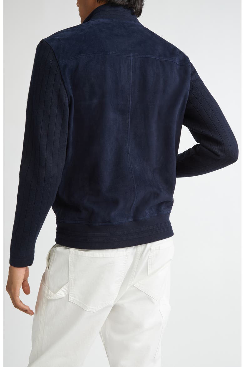 Suede Jacket, Alternate, color, 11 BLUE