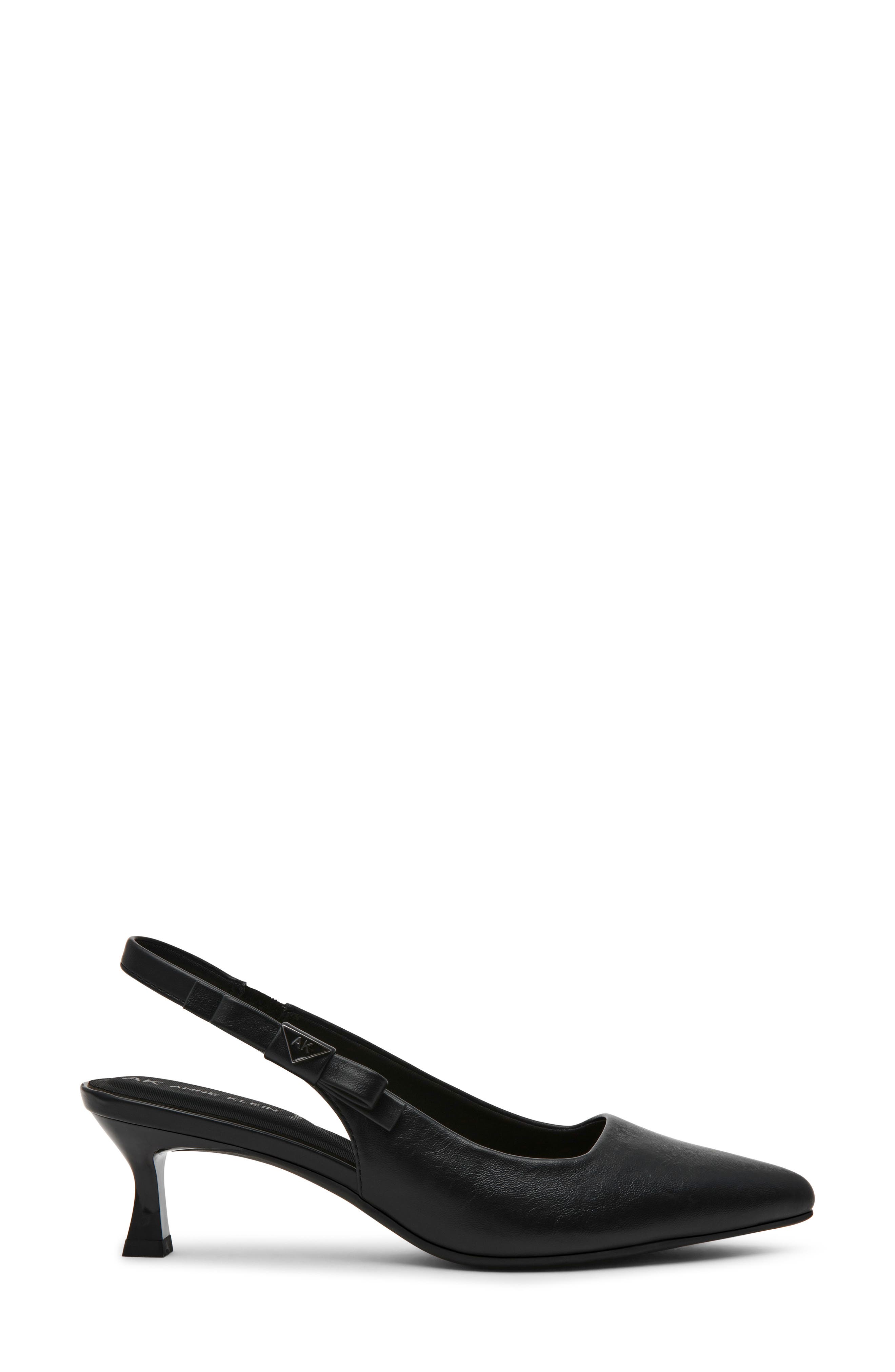 Anne Klein Ibbey Slingback Pump, Alternate, color, Black Patent
