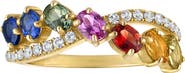 FZN Cubic Zirconia Crisscross Ring