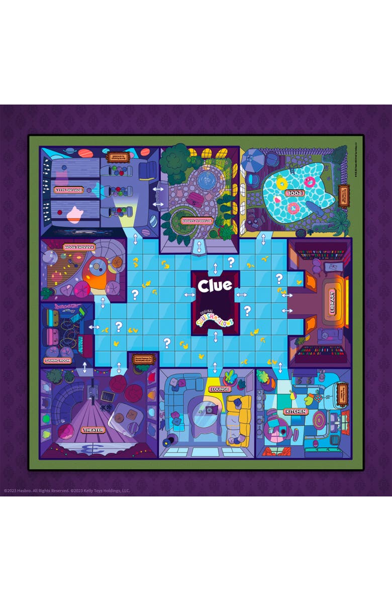 CLUE Original Squishmallows Mystery Board Game, Ages 8+, Alternate, color, 